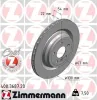 Bremsscheibe Hinterachse ZIMMERMANN 400.3687.20