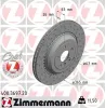 Bremsscheibe Hinterachse ZIMMERMANN 400.3697.20