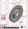 Bremsscheibe Hinterachse ZIMMERMANN 400.5508.20