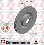 Bremsscheibe Vorderachse ZIMMERMANN 400.5514.20