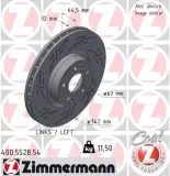 Bremsscheibe Vorderachse links ZIMMERMANN 400.5528.54