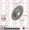 Bremsscheibe Hinterachse ZIMMERMANN 400.5539.20