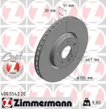 Bremsscheibe ZIMMERMANN 400.5542.20