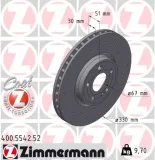 Bremsscheibe Vorderachse ZIMMERMANN 400.5542.52
