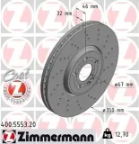 Bremsscheibe Vorderachse ZIMMERMANN 400.5553.20