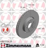 Bremsscheibe ZIMMERMANN 400.5554.20