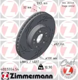 Bremsscheibe Vorderachse links ZIMMERMANN 400.5554.54