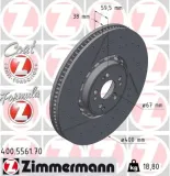 Bremsscheibe Vorderachse ZIMMERMANN 400.5561.70