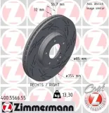 Bremsscheibe Vorderachse rechts ZIMMERMANN 400.5566.55