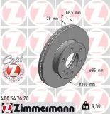 Bremsscheibe ZIMMERMANN 400.6476.20