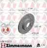 Bremsscheibe Vorderachse ZIMMERMANN 430.1452.52
