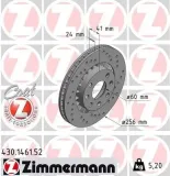 Bremsscheibe Vorderachse ZIMMERMANN 430.1461.52