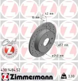 Bremsscheibe ZIMMERMANN 430.1484.52