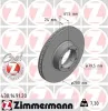 Bremsscheibe Vorderachse ZIMMERMANN 430.1491.20