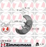 Bremstrommel ZIMMERMANN 430.1618.20