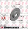 Bremsscheibe Vorderachse ZIMMERMANN 430.2609.20