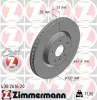 Bremsscheibe Vorderachse ZIMMERMANN 430.2616.20