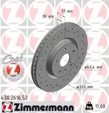 Bremsscheibe Vorderachse ZIMMERMANN 430.2616.52