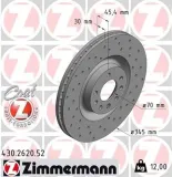 Bremsscheibe Vorderachse ZIMMERMANN 430.2620.52