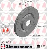 Bremsscheibe Vorderachse ZIMMERMANN 430.2647.52