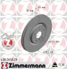 Bremsscheibe Vorderachse ZIMMERMANN 430.2650.20