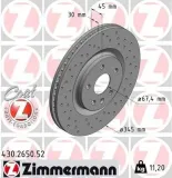 Bremsscheibe Vorderachse ZIMMERMANN 430.2650.52