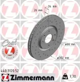 Bremsscheibe ZIMMERMANN 440.3120.52