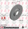 Bremsscheibe Vorderachse ZIMMERMANN 440.3128.52