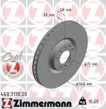 Bremsscheibe ZIMMERMANN 440.3130.20