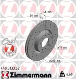 Bremsscheibe ZIMMERMANN 440.3133.52