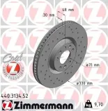 Bremsscheibe Vorderachse ZIMMERMANN 440.3134.52