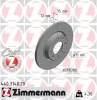 Bremsscheibe Hinterachse ZIMMERMANN 440.3140.20