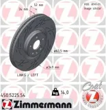 Bremsscheibe Vorderachse links ZIMMERMANN 450.5225.54