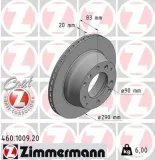 Bremsscheibe ZIMMERMANN 460.1009.20