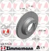 Bremsscheibe Hinterachse ZIMMERMANN 460.1515.20