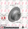 Bremsscheibe Hinterachse ZIMMERMANN 460.1517.52