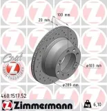 Bremsscheibe Hinterachse ZIMMERMANN 460.1517.52