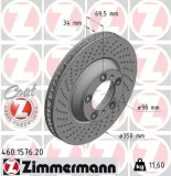 Bremsscheibe Vorderachse links ZIMMERMANN 460.1576.20