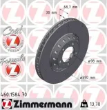 Bremsscheibe Vorderachse links ZIMMERMANN 460.1584.70
