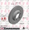 Bremsscheibe Vorderachse rechts ZIMMERMANN 460.4501.20