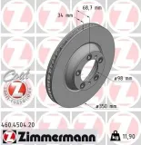 Bremsscheibe Vorderachse links ZIMMERMANN 460.4504.20