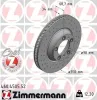 Bremsscheibe Vorderachse rechts ZIMMERMANN 460.4505.52