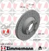 Bremsscheibe Hinterachse rechts ZIMMERMANN 460.4509.52