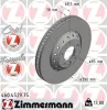 Bremsscheibe Vorderachse rechts ZIMMERMANN 460.4529.75