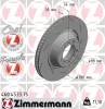 Bremsscheibe Hinterachse rechts ZIMMERMANN 460.4533.75
