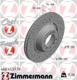 Bremsscheibe ZIMMERMANN 460.4537.70