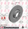 Bremsscheibe Vorderachse links ZIMMERMANN 460.4553.20