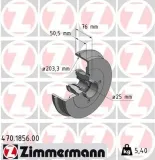 Bremstrommel ZIMMERMANN 470.1856.00