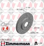 Bremsscheibe ZIMMERMANN 470.2409.52