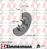 Bremsscheibe Hinterachse ZIMMERMANN 470.2415.00